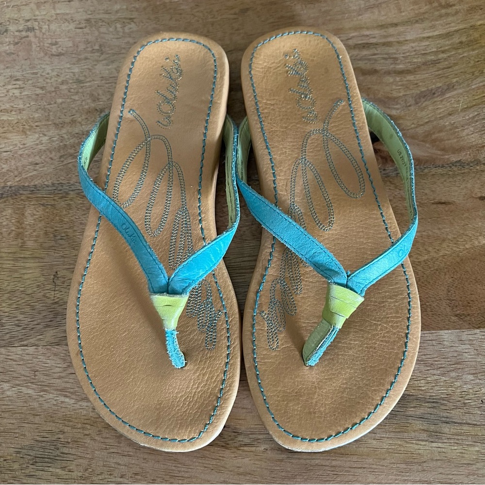 Olukai Ulala Youth Sandals Size 2